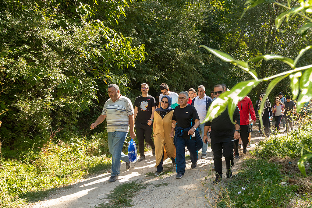 01.09.2019 - Başkan Memduh Büyükkılıç, Spor Aş Tarafından Organize Edilen Ağırnas Bağpınar Doğa Yürüyüşüne Katıldı