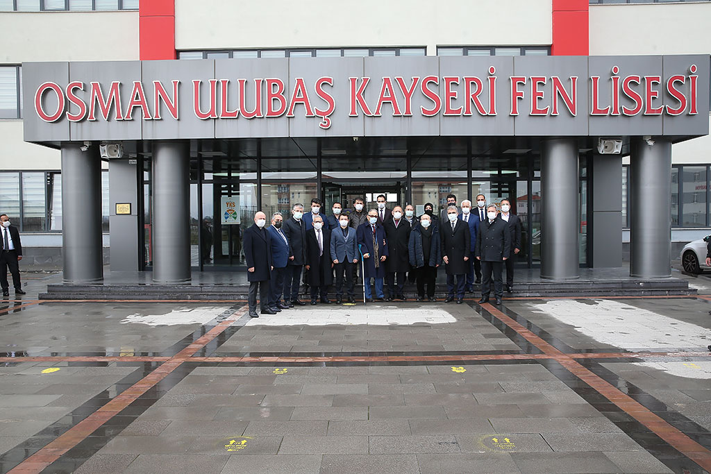 02.04.2021 - Başkan Mmemduh Büyükkılıç Osman Ulubaş Fen Lisesine Gitti