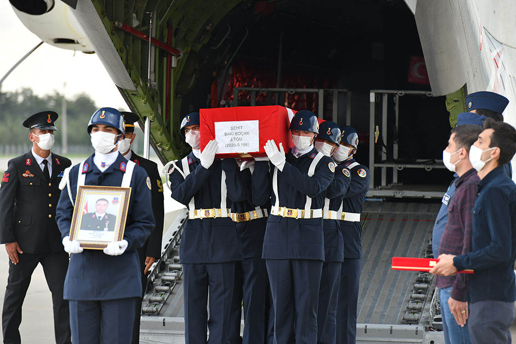 02.06.2021 - Yozgatlı Tatvan Şehidi Baki Koçak'ın Naaşı 12. Üsse Getirildi