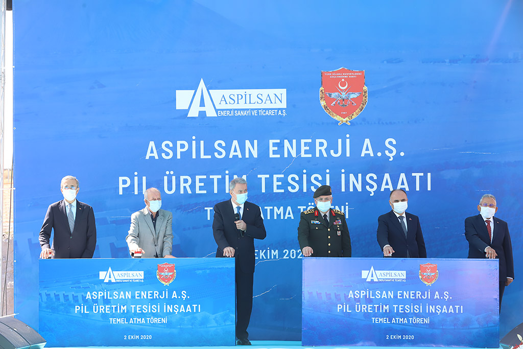 02.10.2020 - Aspilsan Pil Üretim Tesisi Temel Atma Töreni