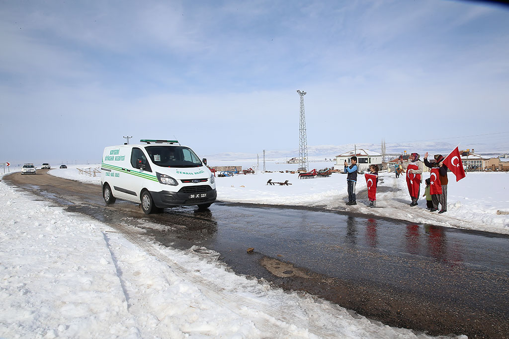 03.02.2021 - Piyade Uzman Çavuş Basri Demirel’e Hakka Uğurlandı