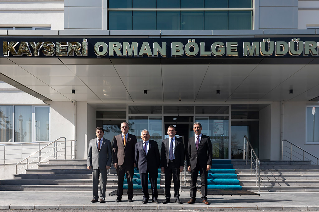 03.03.2020 - Başkan Büyükkılıç Kayseri Orman Bölge Müdürü İsa Çapkını Ziyaret Etti