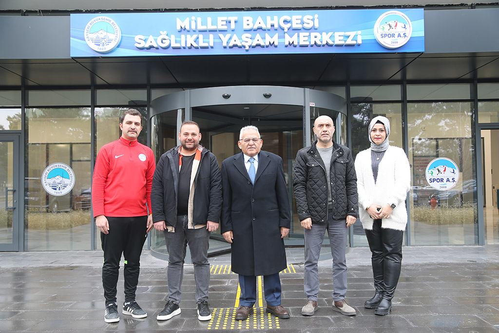 04.01.2024 - Başkan Büyükkılıç RTE Millet Bahçesi Sağlıklı Yaşam Merkezi Ziyaret