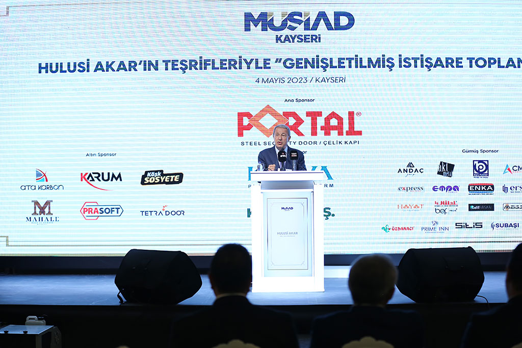 04.05.2023 - Bakan Akar Başkan Büyükkılıçın Katılımı İle Müsiad Genişletilmiş İstişare Toplantısı