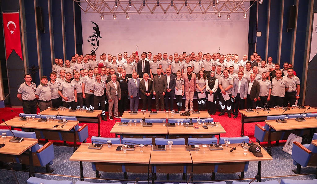 04.07.2023 - Başkan Büyükkılıç Özel Güvenlik Hizmet İçi Eğitim Seminerine Katıldı