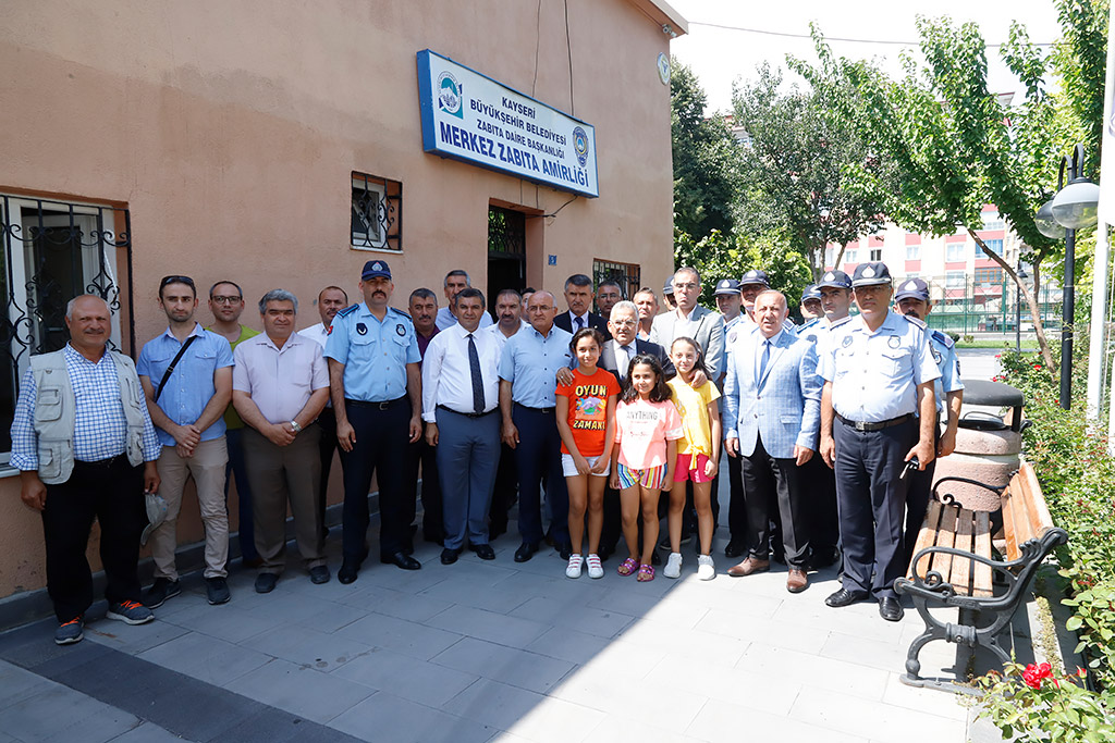 04.09.2019 - Başkan Memduh Büyükkılıç Zabıta Teşkilatı’nın 193’üncü Yılı OLması Sebbeiyle  Zabıta Personeli İle Bir Araya Geldi