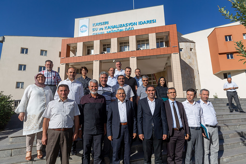 06.08.2019 - Başkan Memduh Büyükkılıç, Kaski Genel Müdürü Özgür Özdemir'e Hayırlı Olsun Ziyaretinde Bulundu, Ardından Toplantı Yaptı