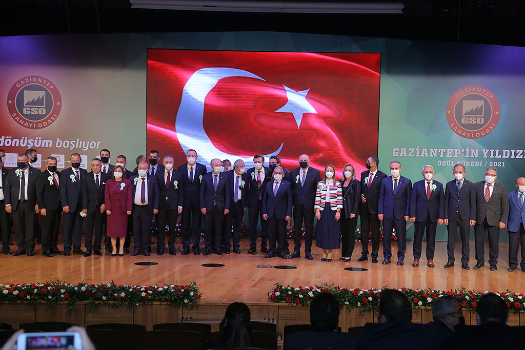 06.10.2021 - Başkan Büyükkılıç Gaziantep Sanayi Odası Gaziantepin Yıldızları Plaket Töreni