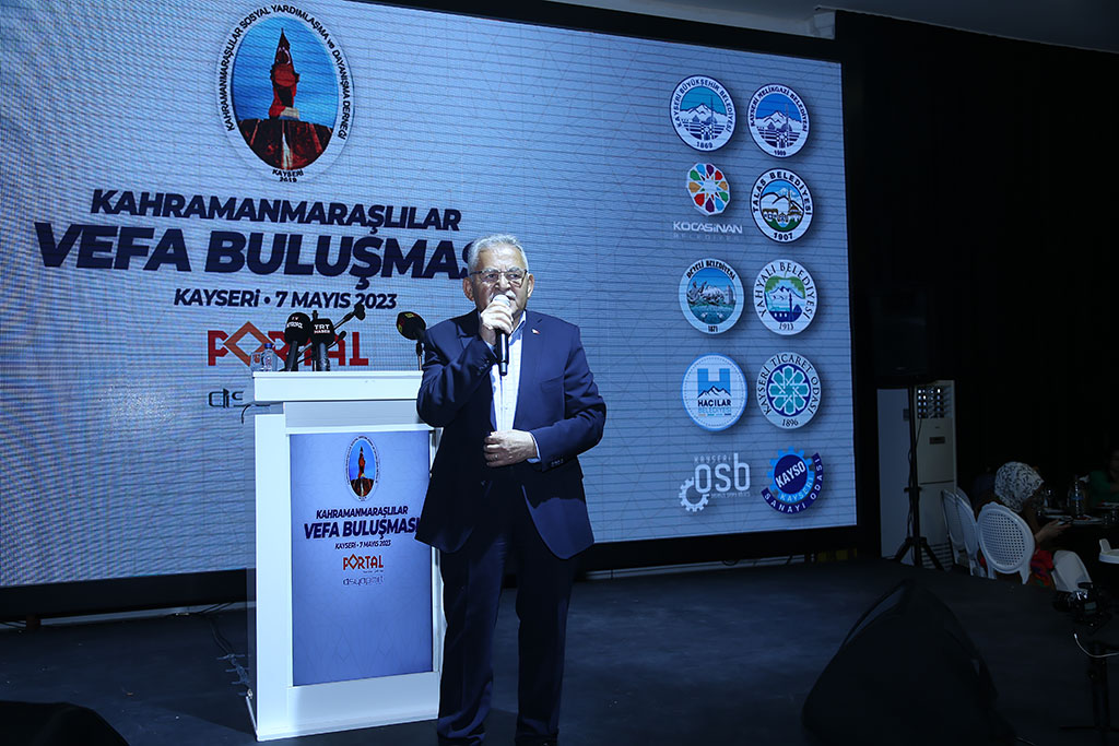 07.05.2023 - Bakan Akar Başkan Büyükkılıç Kahramanmaraşlılar Buluşması