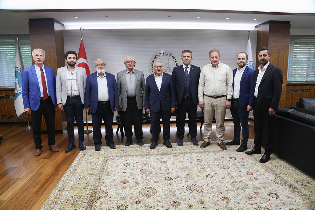 07.06.2023 - Develililer Dernek Başkanı İsmail Arsalan ve Heyeti Başkan Büyükkılıçı Ziyaret