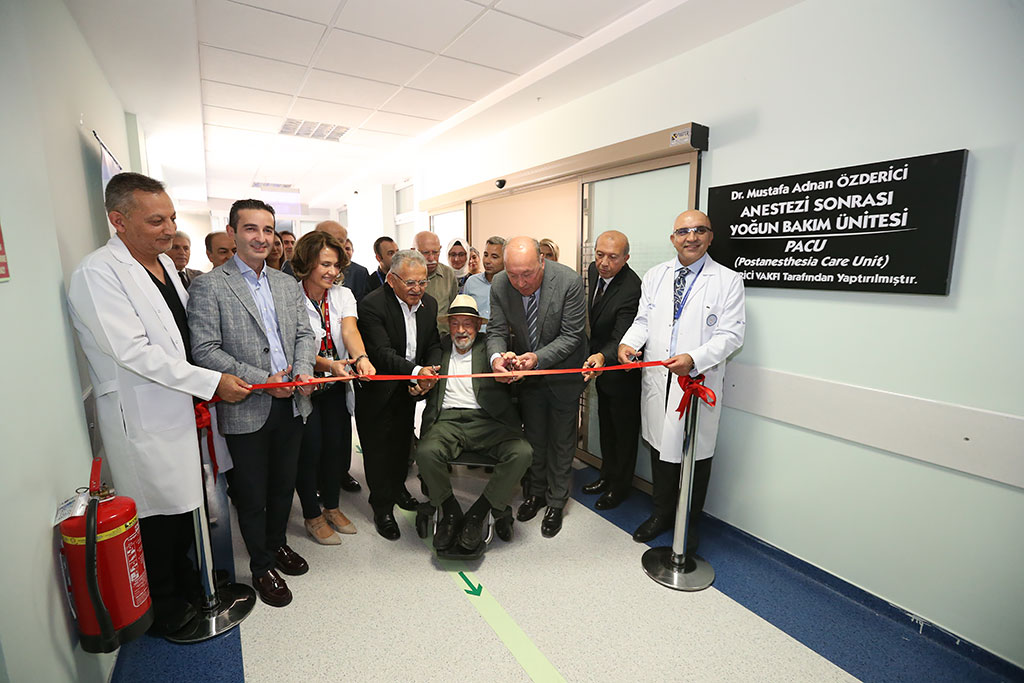 07.09.2023 - Hayırsever İş İnsanı Ahmet Özderici’nin  Üniversite Hastanesinde yaptırdığı Yoğun Bakım Ünitesinin Açılış Töreni