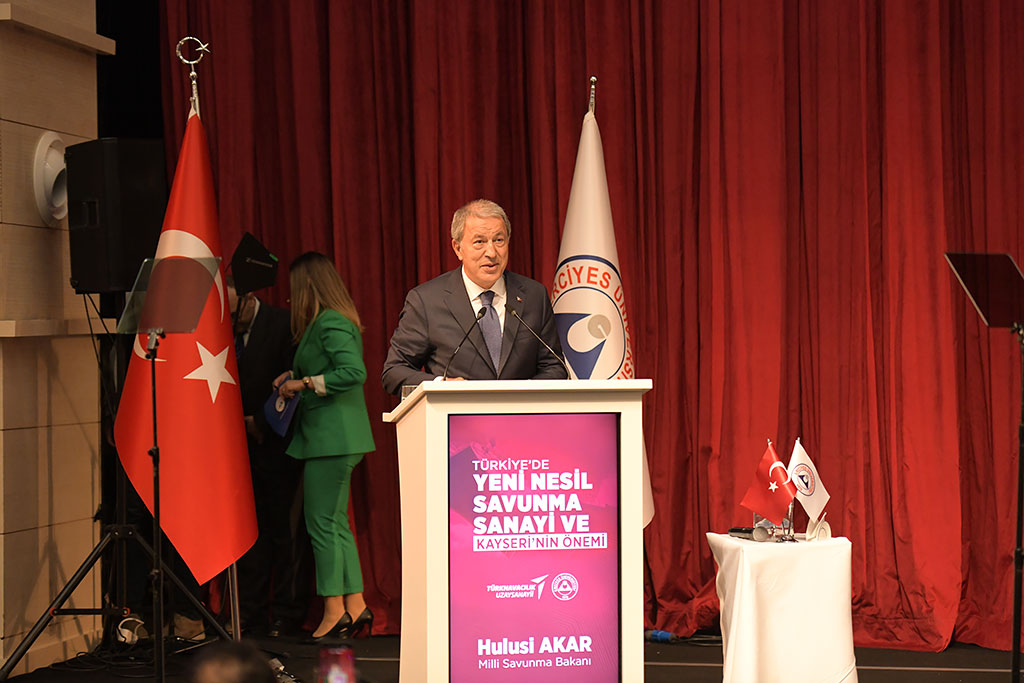 08.05.2023 - Türkiyede Yeni Nesil Savunma Sanayi ve Kayserinin Önemi Bakan Akar Konferansı