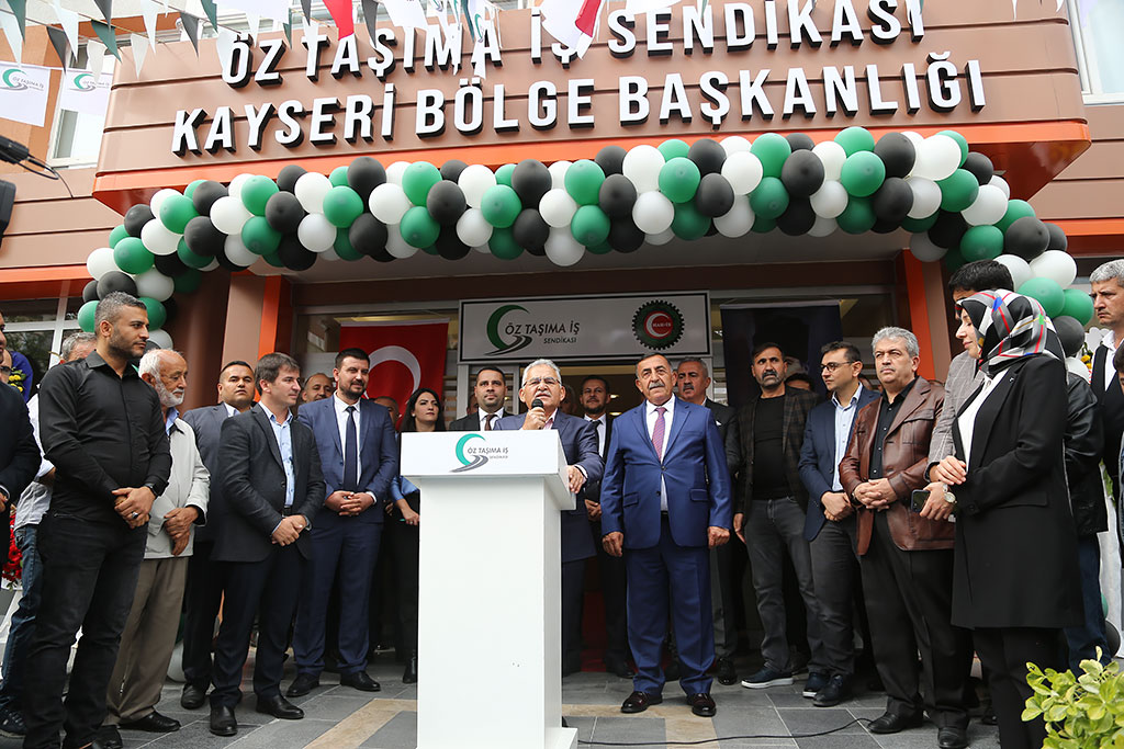 08.10.2022 - Öz Taşıma İş Kayseri Bölge Başkanlığı Açılış Töreni