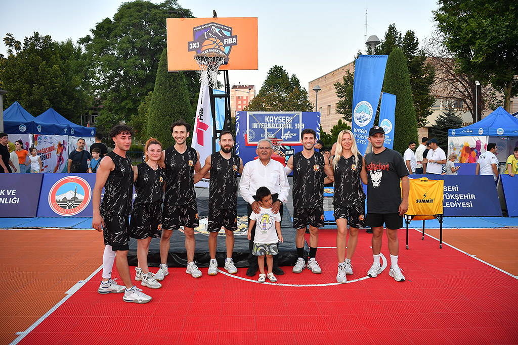 09.08.2025 başkan büyükkılıç spor aş 3x3 basketbol etkinliğine katıldı