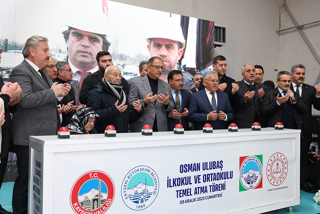 09.12.2023 - Osman Ulubaş İlkokul ve Ortaokulu Temel Atma Töreni