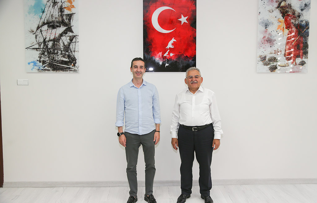 10.08.2023 - Başkan Memduh Büyükkılıç Erü Tıp Fak Dek Alper Kemaloğlunu Ziyaret