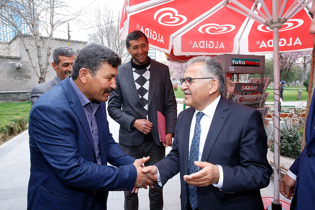 11.04.2019 - Başkan Büyükkılıç Mimarsinan Parkını İnceledi