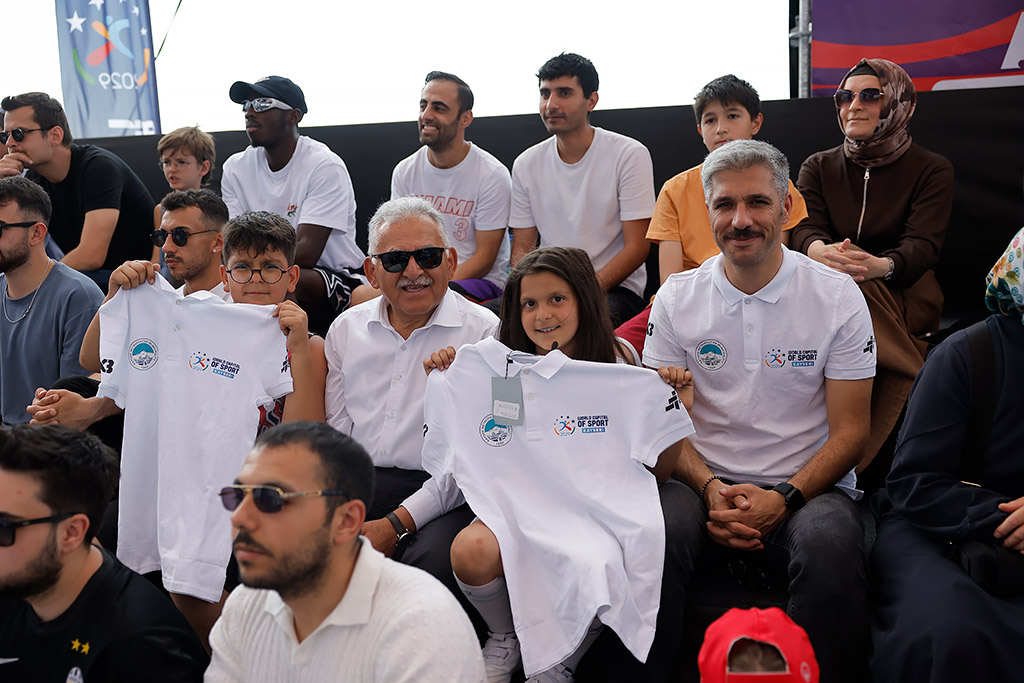 11.07.2026 - Başkan Büyükkılıç, FİBA 3x3 Lite Turnuvası İkinci Gün