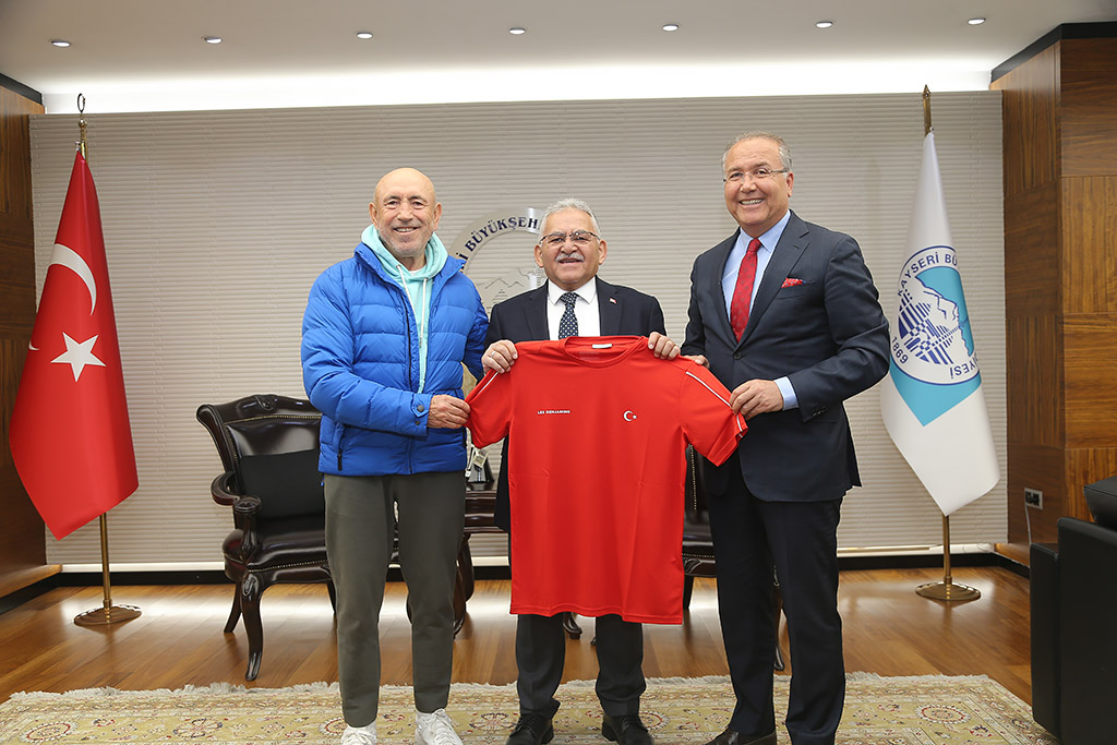 12.02.2024 - Türkiye Tenis Federasyonu Başkanı Kemal Şahin Başkan Memduh Büyükkılıçı Ziyaret Etti