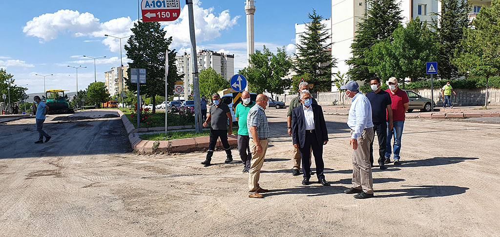 12.06.2021 - Başkan Memduh Büyükkılıç Beyazşehir Asfaltlama Çalışmalarını İnceledi