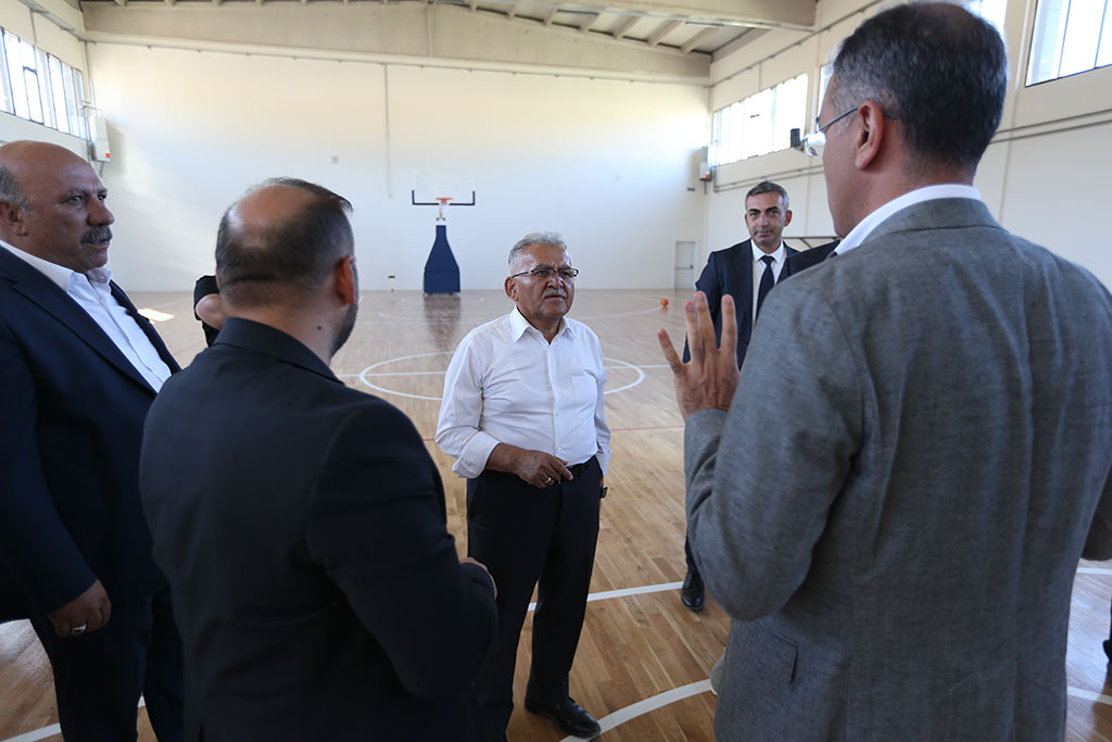 12.09.2023 - Başkan Büyükkılıç Yüksek İrtifa Kamp Merkezi Spor Fitnıs Salonları ve Olimpik Yüzme Havuzu İnşaatları İnceleme