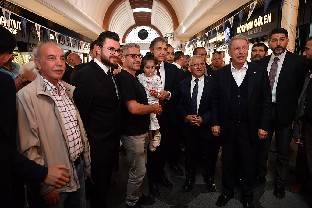 12.05.2025 başkan büyükkılıç kazancılar esnafı ziyaret