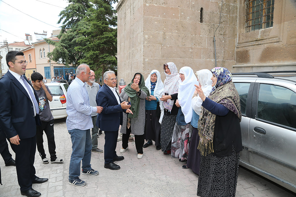 13.06.2023 - Başkan Büyükkılıç Büyükbürüngüzde Yapılan Çalışmaları İnceleme