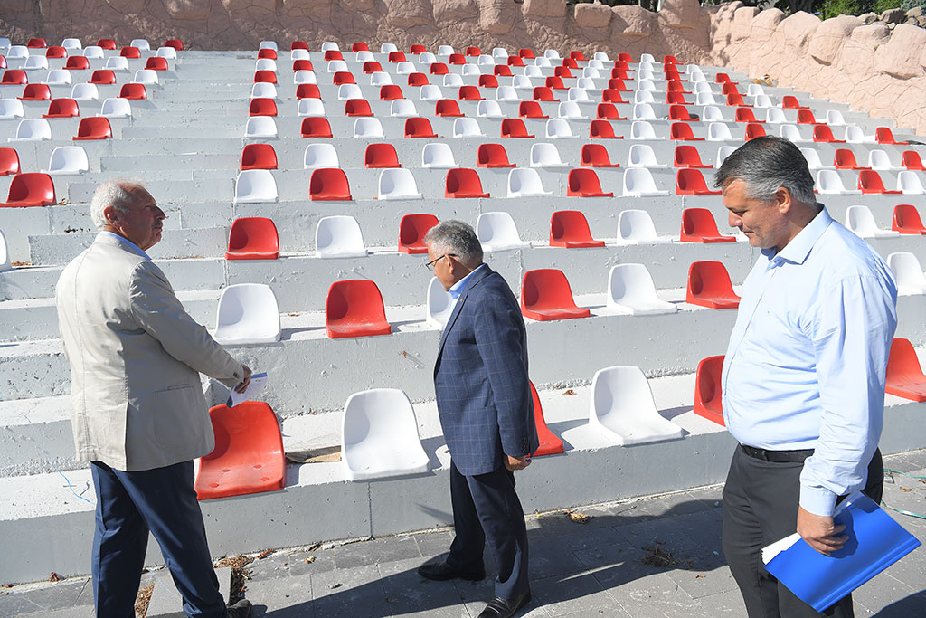 13.09.2023 - Başkan Büyükkılıç Talas Mesire Alanında İnceleme