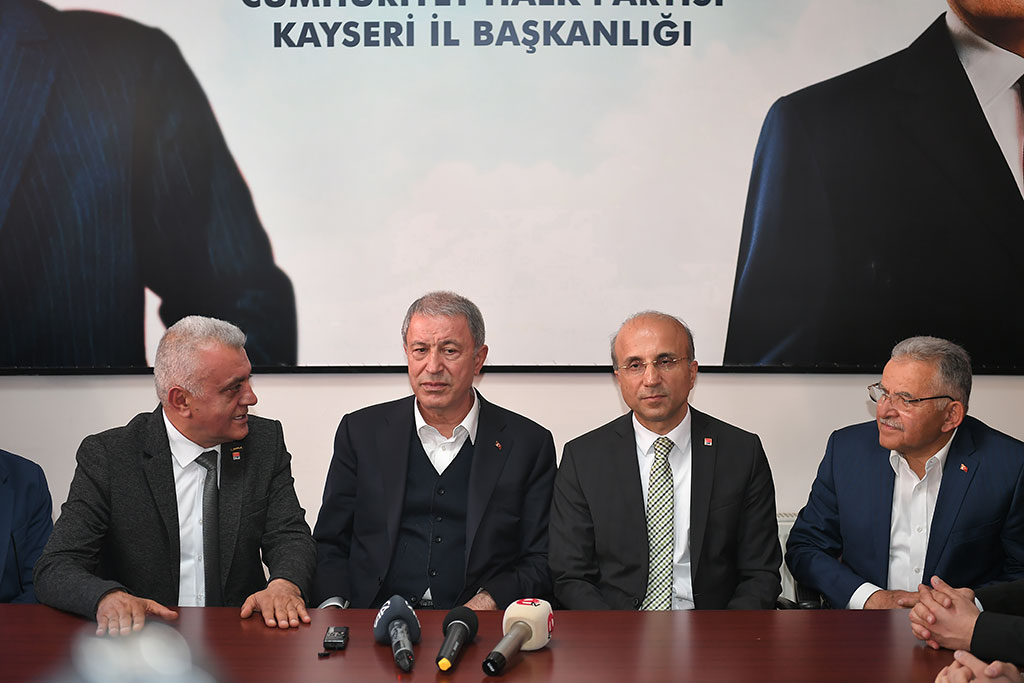 15.04.2023 - Bakan Akar Kayseri Chp İl Teşkilatını Zİyaret Etti