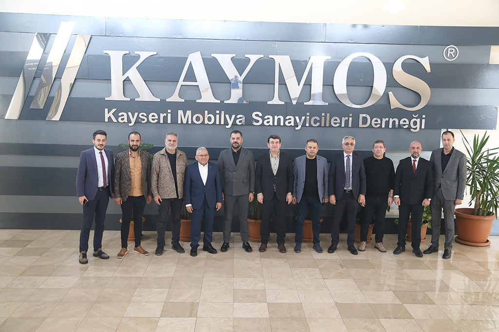 15.12.2023 - Başkan Büyükkılıç Kaymos Başkanı Hasan Arpaoğlu ve Yönetim Kurulunu Ziyaret