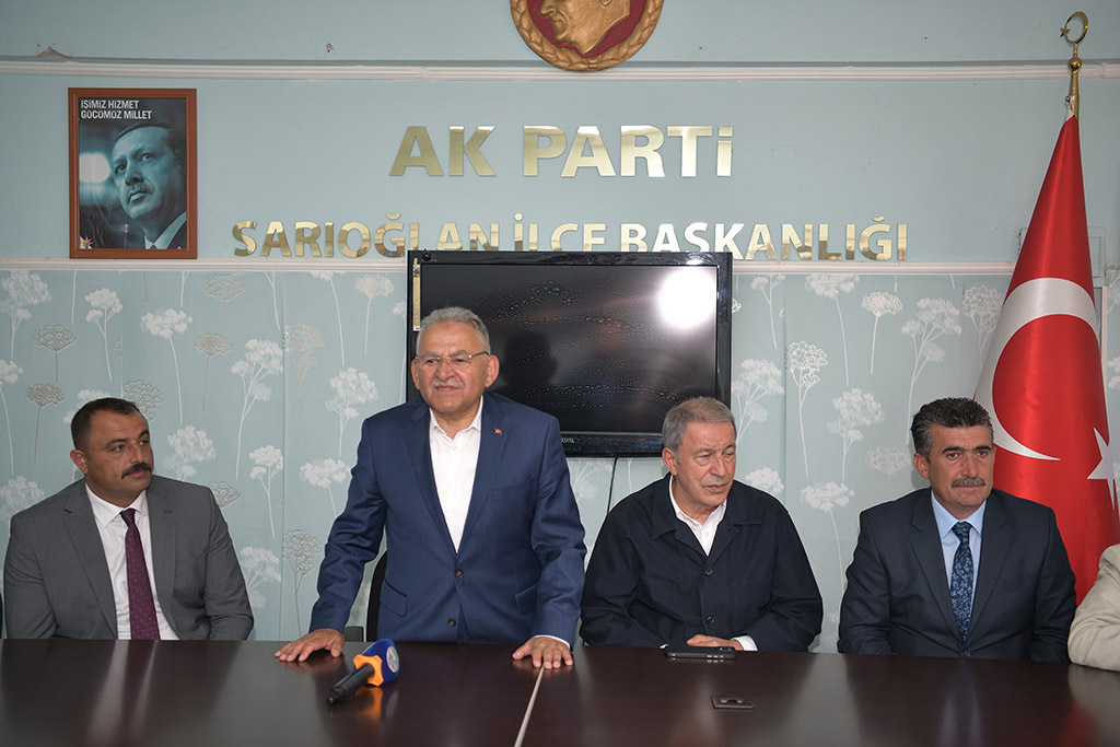 18.06.2023 - Bakan Akar ve Başkan Büyükkılıç Sarıoğlan Ziyareti