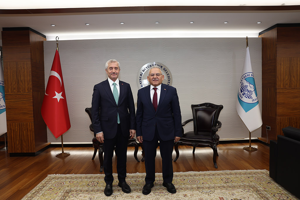 19.01.2024 - Gaziantep Şahinbey Belediye Başkanı Mehmet Tahmazoğlu'ndan  Başkan Memduh Büyükkılıç'a Ziyaret
