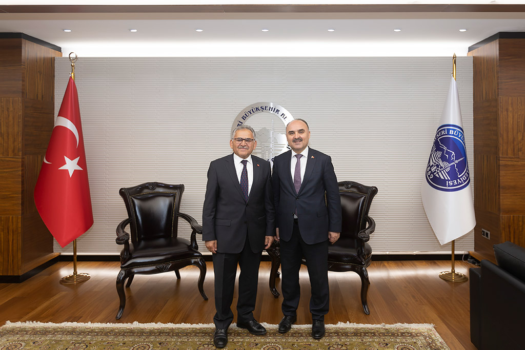 19.04.2019 - Kayseri Valisi Sn. Şehmus Günaydın Başkan Büykkılç'a Hayırlı Olsun Ziyaretinde Bulundu