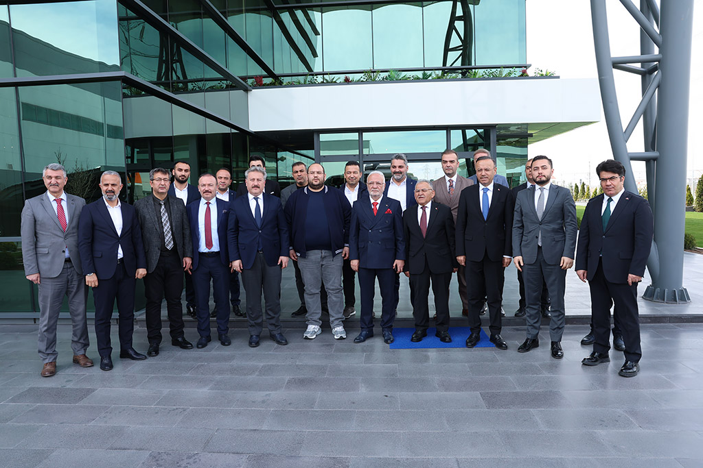 20.03.2024 - Ak Parti Genel Başkan Vekili Mustafa Elitaş- Başkan Memduh Büyükkılıç İnovder Fabrika Ziyareti
