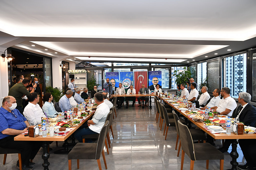 20.07.2020 - Talas Kaymakamı Zekeriye Güney'e Veda Yemeği