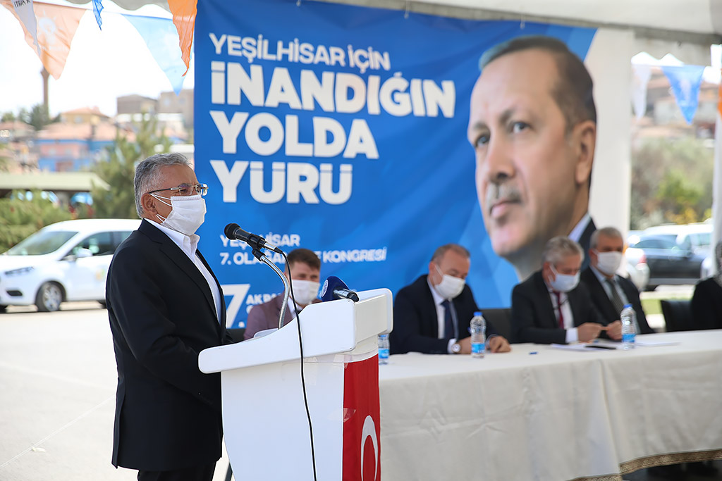 20.09.2020 - Başkan Memduh Büyükkılıç Ak Parti Yeşilhisar İlçe Kongresine Katıldı