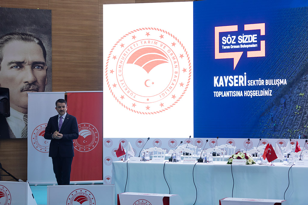 21.02.2020 - Tarım ve Orman Bakanı Bekir Pakdemirli Kayseri Sektör Buluşmaları Programına Katıldı