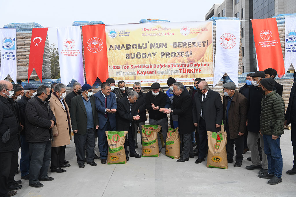 21.02.2022 - Çifçilere Tohum Dağıtımı Töreni