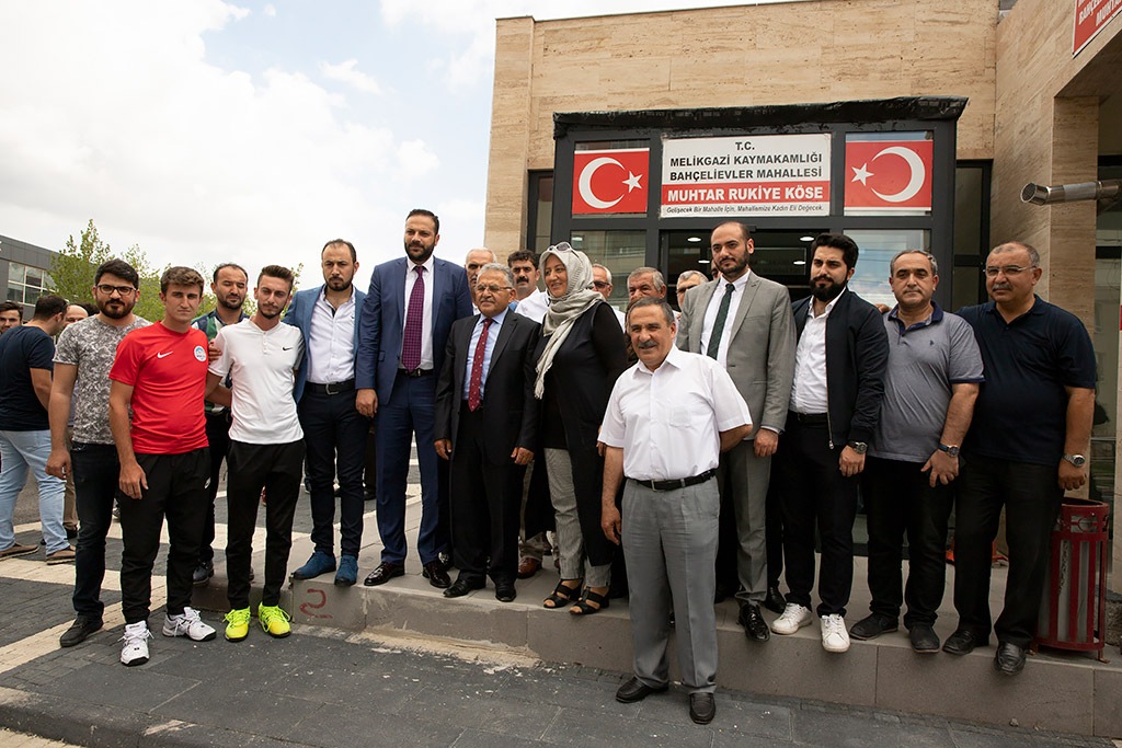 21.06.2019 - Beyazşehir Mini Terminal ve Behaçelievler Mahalle Muhtarı Rukiye Köse Ziyareti