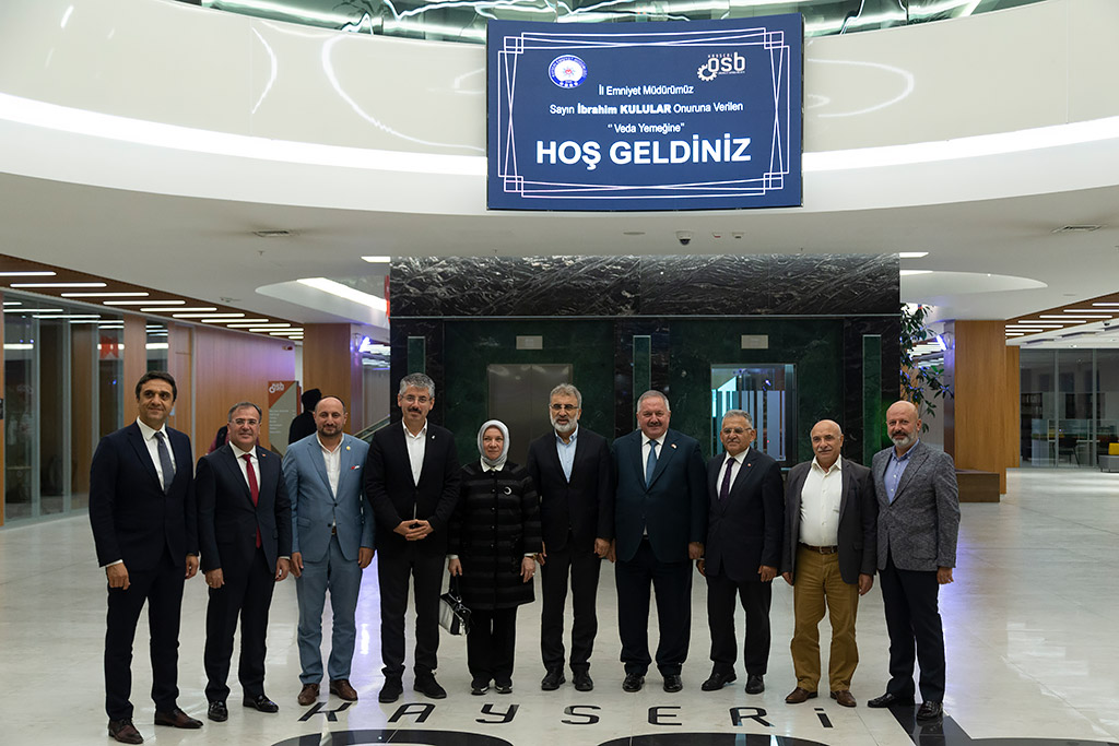 21.09.2019 - Başkan Memduh Büyükkılıç Organize Sanayi Bölgesi Yönetim Kurulu Başkanı Tahir Nursaçan’ın İl Emniyet Müdürü İbrahim Kulular İçin Düzenlediği Programa Katıldı