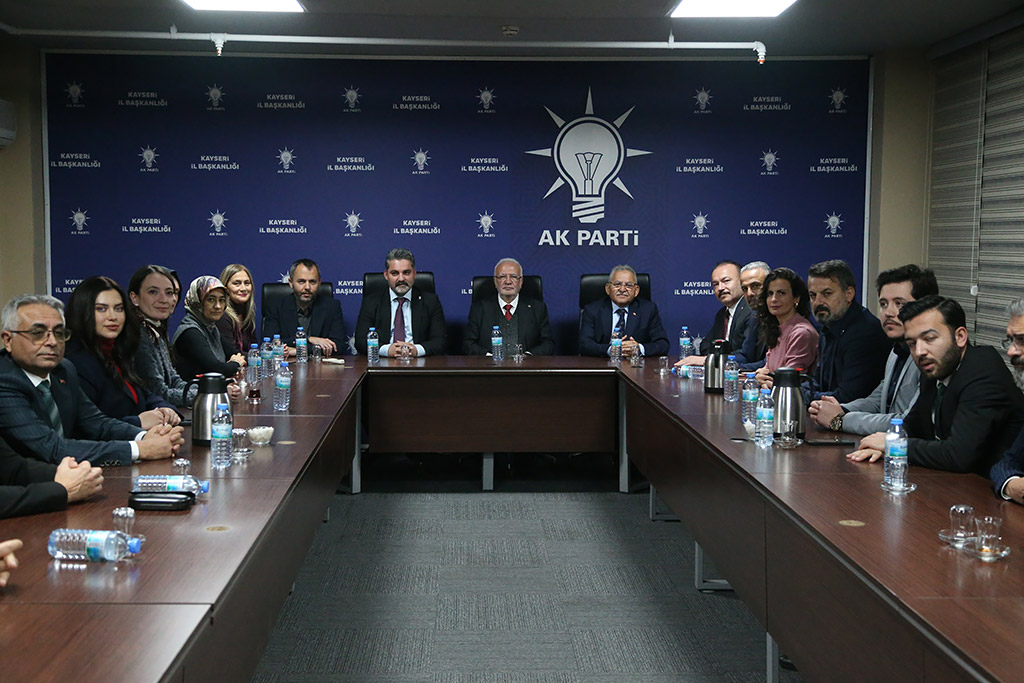 23.11.2023 - Ak Parti Genel Başkan Vekili Mustafa Elitaş  Başkan Memduh Büyükkılıç  Ak Parti Ziyaret Basın Toplantısı Parti Toplantı