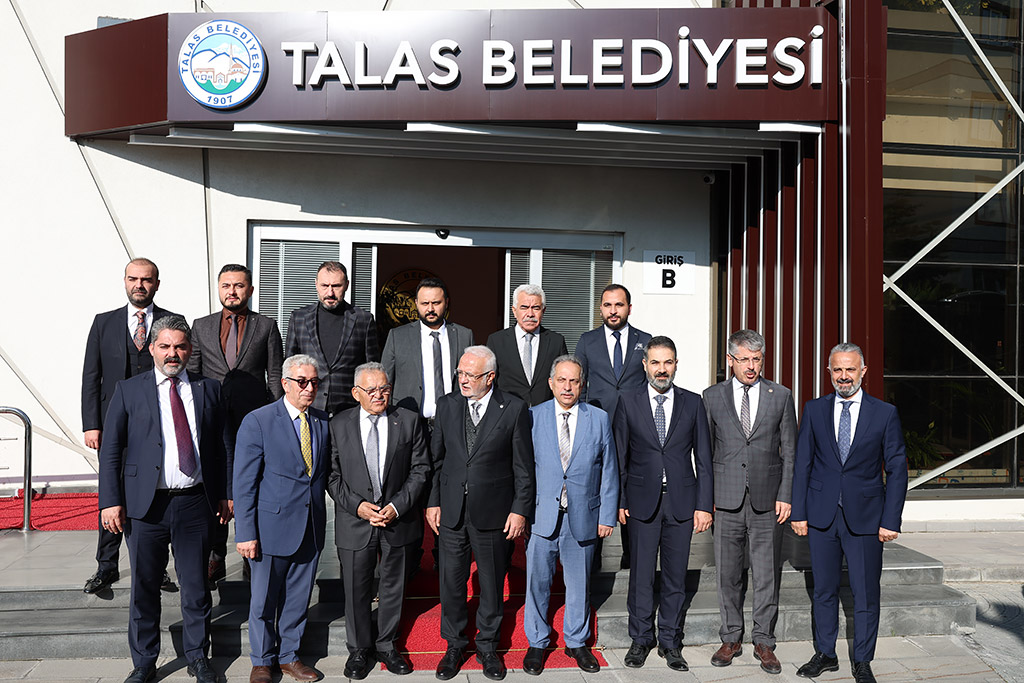 24.11.2023 - Ak Parti Genel Başkan Vekili Mustafa Elitaş Başkan Büyükkılış Talas Belediye Başkanı Mustafa Yalçın Ziyareti