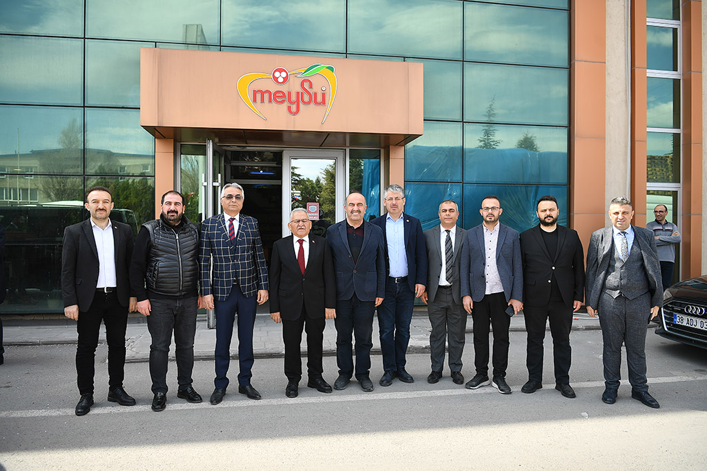 25.03.2024 - Başkan Büyükkılıç Meysu Fabrikasını Ziyaret