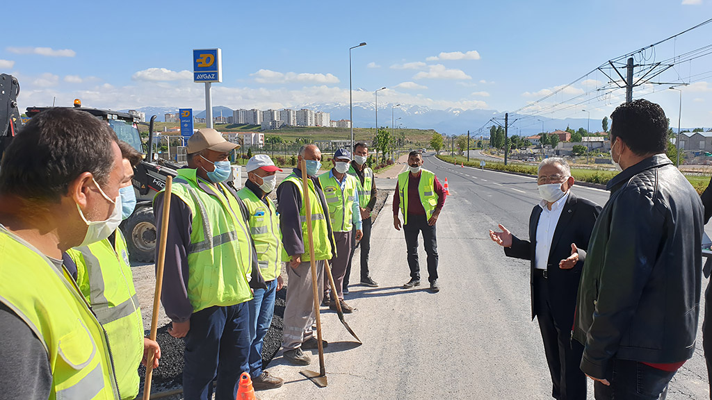 25.05.2020 - Başkan Memduh Büyükkılıç Gesi Kavşağı Düzenleme Çalışmalarını İnceledi