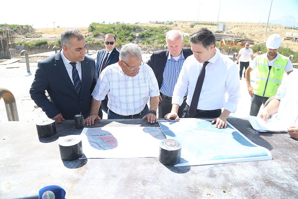 25.07.2023 - Başkan Büyükkılıç Kaski Keykubat İçme Suyu Deposunda İnceleme