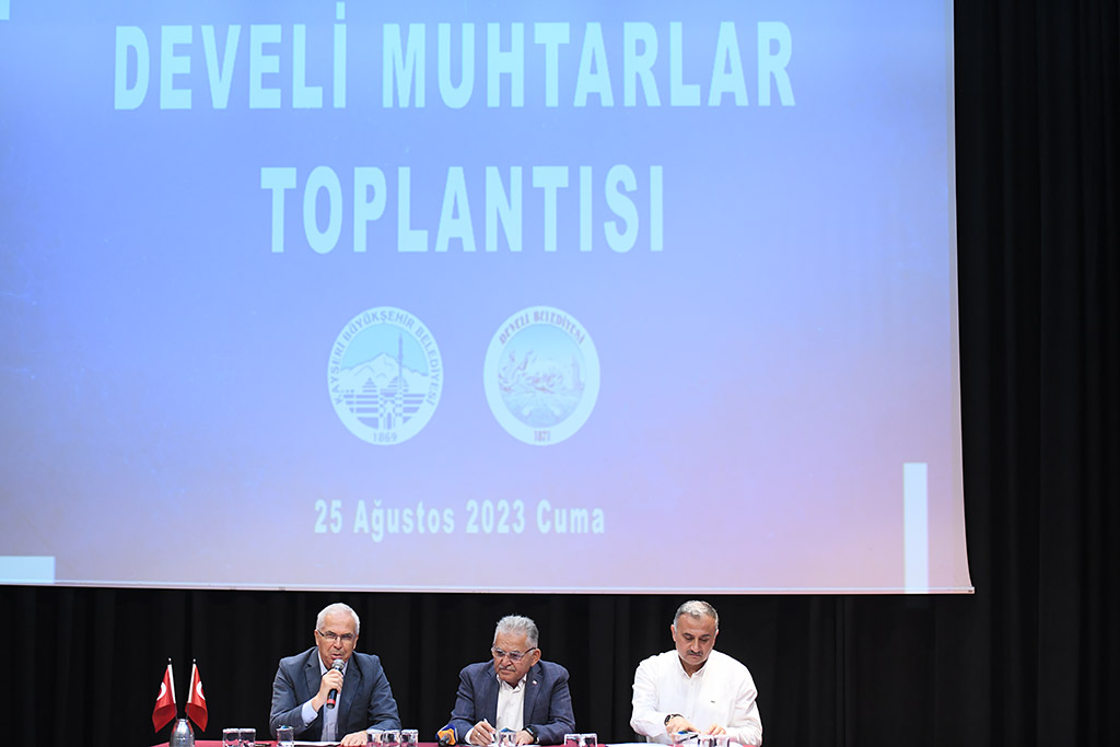 25.08.2023 - Develi Muhtarlar Toplantısı