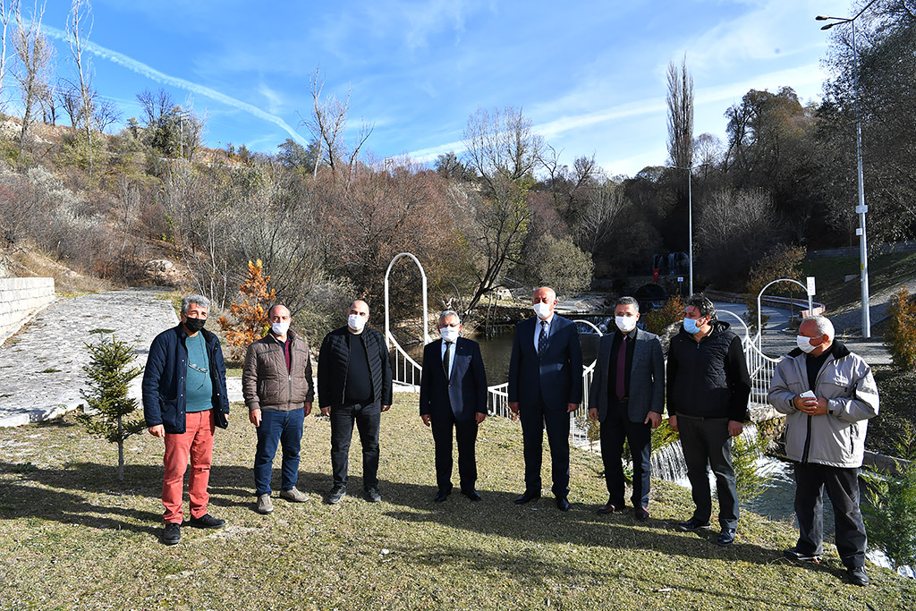 26.11.2020 - Başkan Memduh Büyükkılıç, Özvatan Belediye Başkanı Halit Demir'i Ziyaret Etti