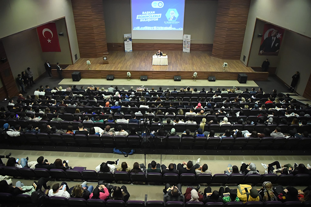 27.02.2024 - Başkan Büyükkılıç Nuh Naci Yazgan Üniversitesi Öğrenci Buluşması