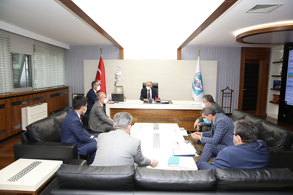 28.04.2021 - Akkışla Belediye Başkanı Ayhan Arslan İle Tam Kapanma Görüşmeleri