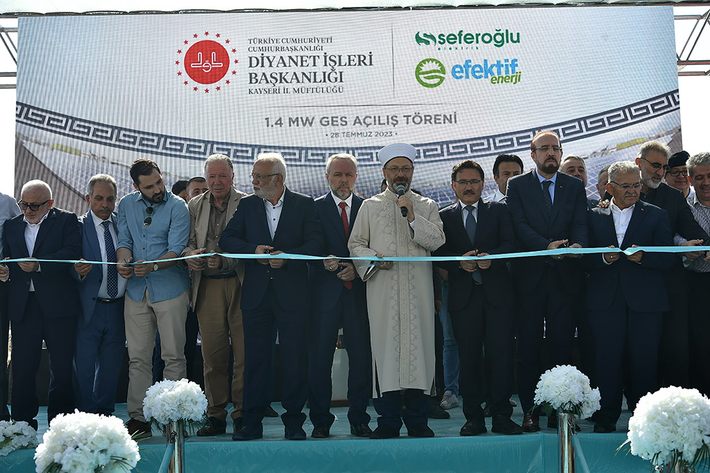 28.07.2023 - Diyanet İşleri Başkanlığı İncesu GES Açılışı